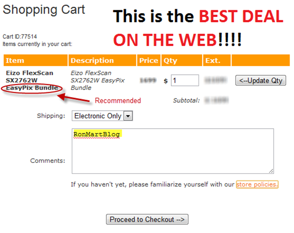 Best Deal on the Web for Eizo Displays