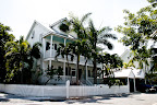 Her er vi i Key West, hvor det var masse gamle hus av denne typen.