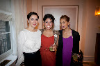 Flora Petakas of JS Group Monique Lhuillier, Yesenia De Avila, and Yvette Rios
