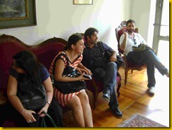 giornalisti giudiziaria in attesa del colloquio con Laguardia
