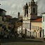 Looking out of Juan Salvador museum, with Rosario dos Pretos on the right.