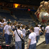 Shawano Middle School Band at Milwaukee Bucks game