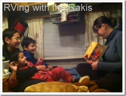 Celebrating Christmas in an RV with three children. - Details on how we made it work from RVing with the Rakis