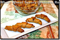 Whole Wheat Savory Crescent Rolls