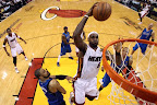 Big Three Strong In Opener. LeBron James Gets First Finals Win. lebron james nba 110531 mia vs dal 01 game 1 Big Three Strong In Opener. LeBron James Gets First Finals Win.