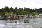 View of the ferry dock on Saltspring Island