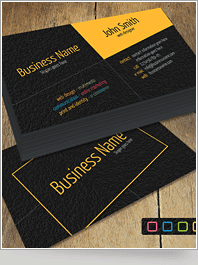 Stylish Black Business Card Vol.5