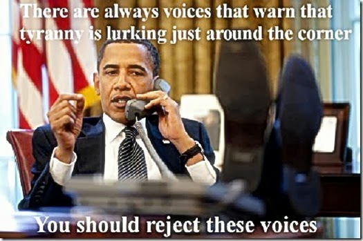 BHO- Reject Warnings of Coming Tyranny