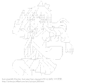 [AA]歳納京子 走る （ゆるゆり）