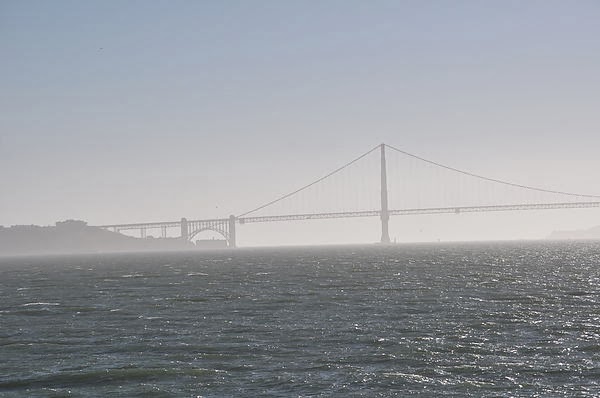 從Alcatraz上看Bay Bridge 從Alcatraz上看Bay Bridge