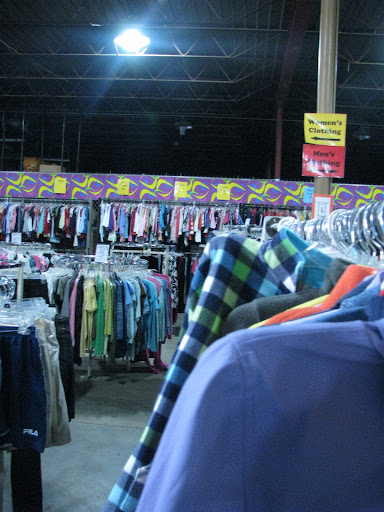 The Clothing Bank has a variety of items, including socks, shoes, shirts and jeans. (Photo by: Kenrick Nobles)