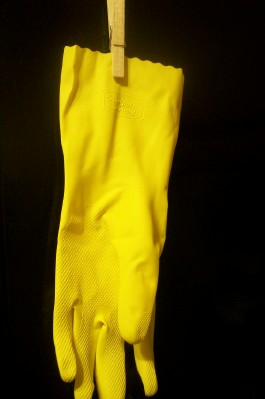 Gloves will be easy to reach.