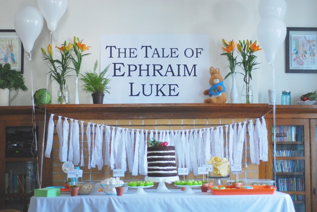 Peter Rabbit First Birthday Party