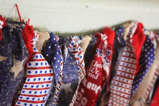 patriotic fabric bunting