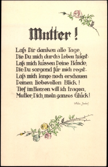 Flaneurgedanken: Muttertäglich