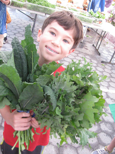Kale chips are a big hit in our house.