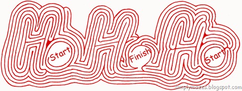 Maze #38: Ho Ho Ho Maze #38: Ho Ho Ho