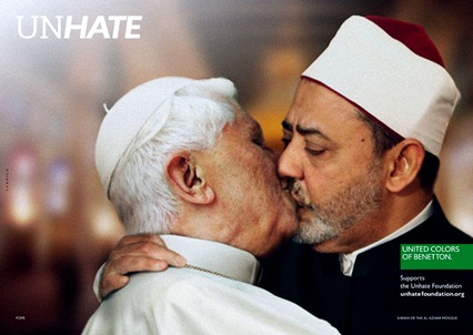 campaña benetton papa unhate