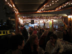 The terrace also doubles as the restaurant area - think this was just before the communal dinner was served.