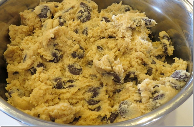 Chocolate chip cookie dough 10-25-12