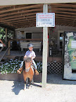 in front of Camp office and store.
