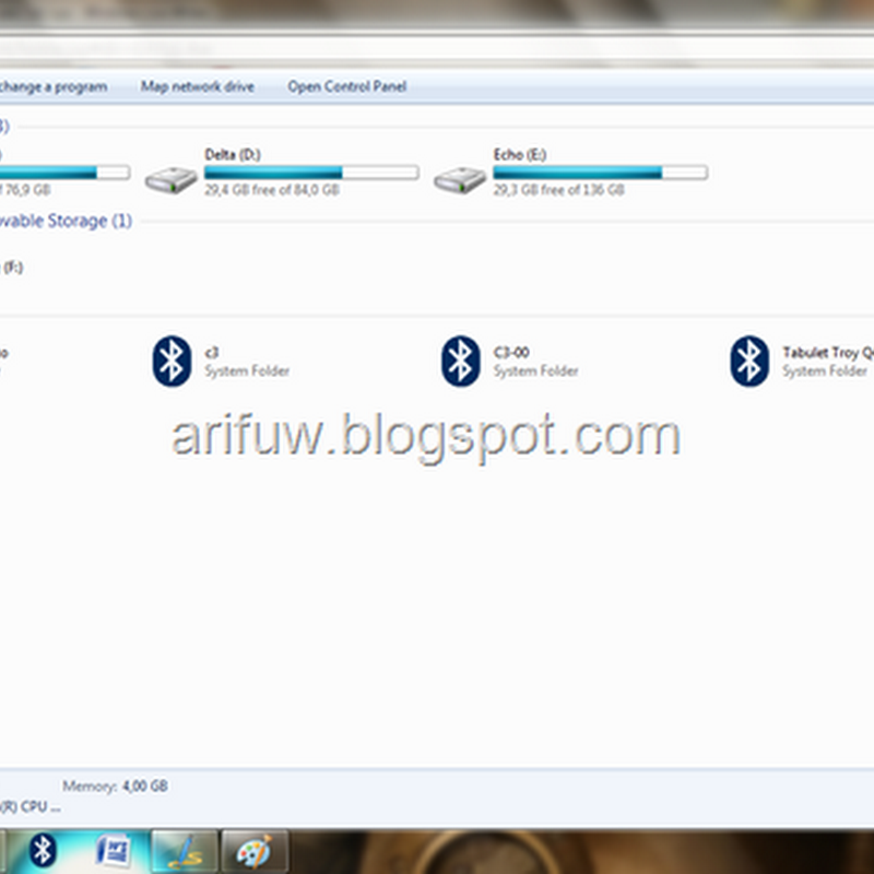 Cara mengubah Windows Explorer seperti browser ada Tab nya