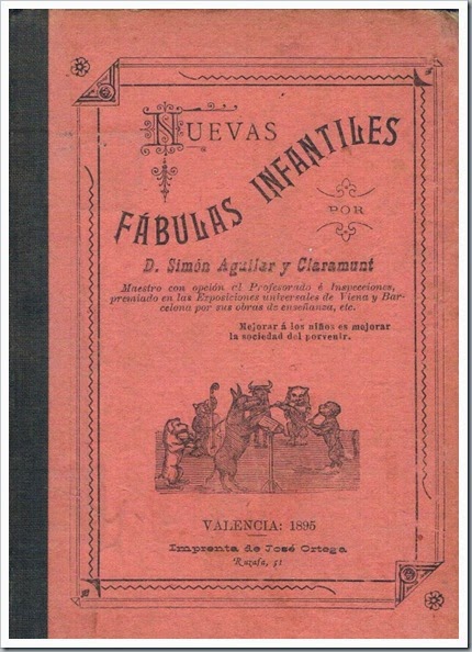 Librito del maestro Aguilar. 1895 Librito del maestro Aguilar. 1895