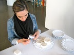 Associate art director, Melise Senaydin, put together the rock candy favors with clip art she created!