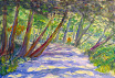 "Mary Luckes Wheeler Park 2" Acrylic SOLD