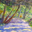"Mary Luckes Wheeler Park 2" Acrylic SOLD