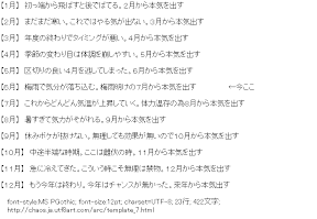 [AA]本気を出す テンプレート