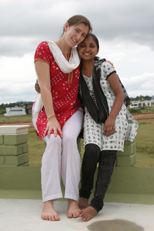 YGB is working to increase the number of girls sponsored at Deenabandhu. Here I am with Megha, who I have sponsored since 2008 ($500/year)