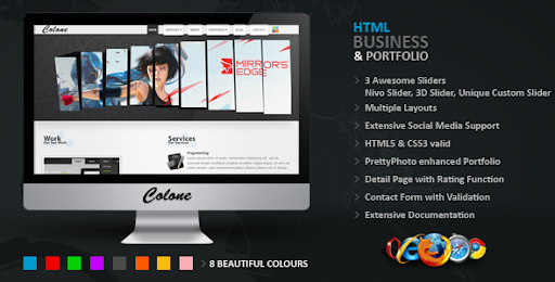 Colone 3 HTML Template - Business Corporate