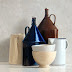 Object: 21737 - Stilleven met twee veldflessen - 40 x 40 cm - € 1750.=