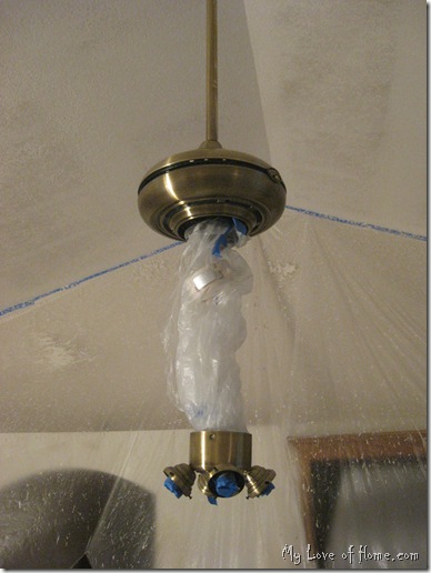 painting ceiling fan