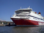Liner at Helsinki seaport Liner at Helsinki seaport