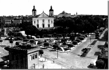 Vista da Praça da Matriz<br />Fonte: Carmélia Esteves de Castro<br />Coleção: Jorge Herrán