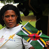 Superguide Rosalind Describes the Dominica Flag - Roseau, Dominica