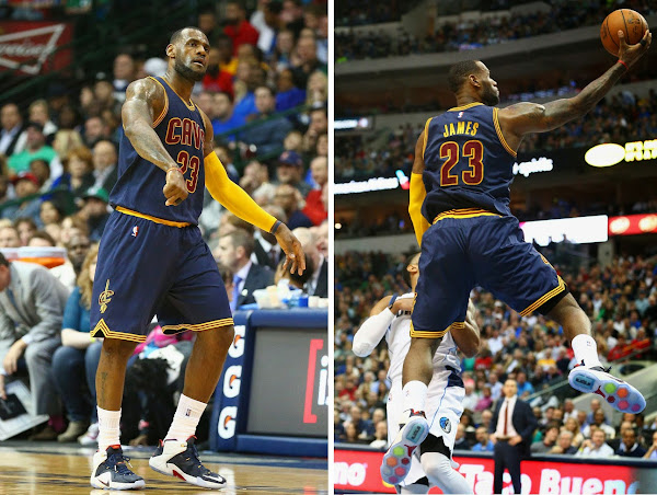 Headbandless LeBron Debuts New LeBron 12 Cavs Alternate PE