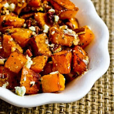 Roasted Butternut Squash with Rosemary, Pecans, and Gorgonzola