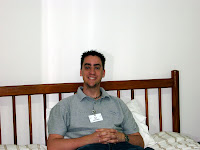 Me, on the bed in the room at Cerrejon.jpg