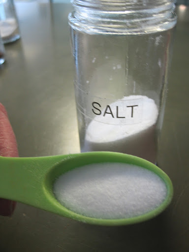 And salt too.