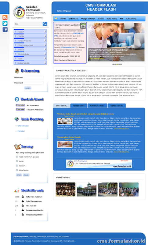 Tema CMS Formulasi Premium 1 Tema CMS Formulasi Premium 1