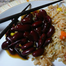 Korean Spiced Kidney Beans