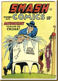 Smash Comics 74 cover Jack Cole Midnight