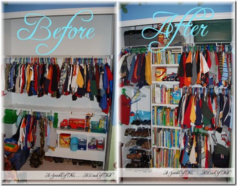 Bedroom Closet Makeover {A Sprinkle of This . . . . A Dash of That} Bedroom Closet Makeover {A Sprinkle of This . . . . A Dash of That}