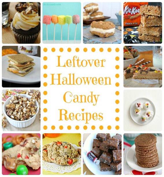 Leftover Halloween Candy Recipes from The Pink Four
