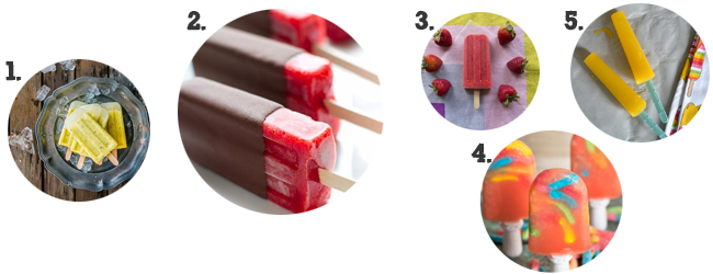 50+ Popsicle Recipes - fudgesicles, ice pops, fruit popsicles, pudding pops and more!