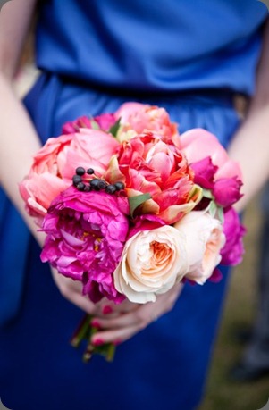 Peony and Garden Rose Bridesmaid Bouquet cori cook for floret cadet wedding