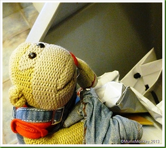 Binning old trousers Binning old trousers